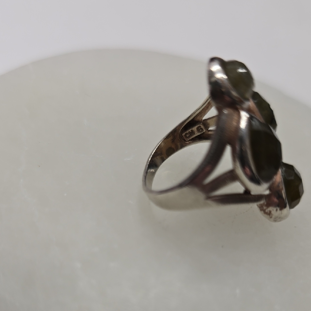 Labradorite Multi-Stone Silver Ring - image 6